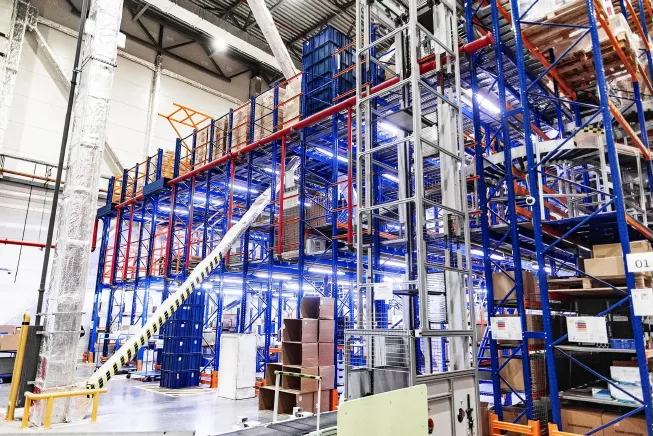 Мезонинные стеллажи