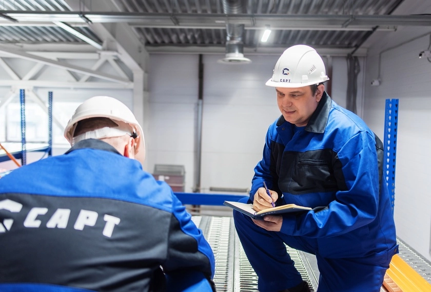 Испытания стеллажей